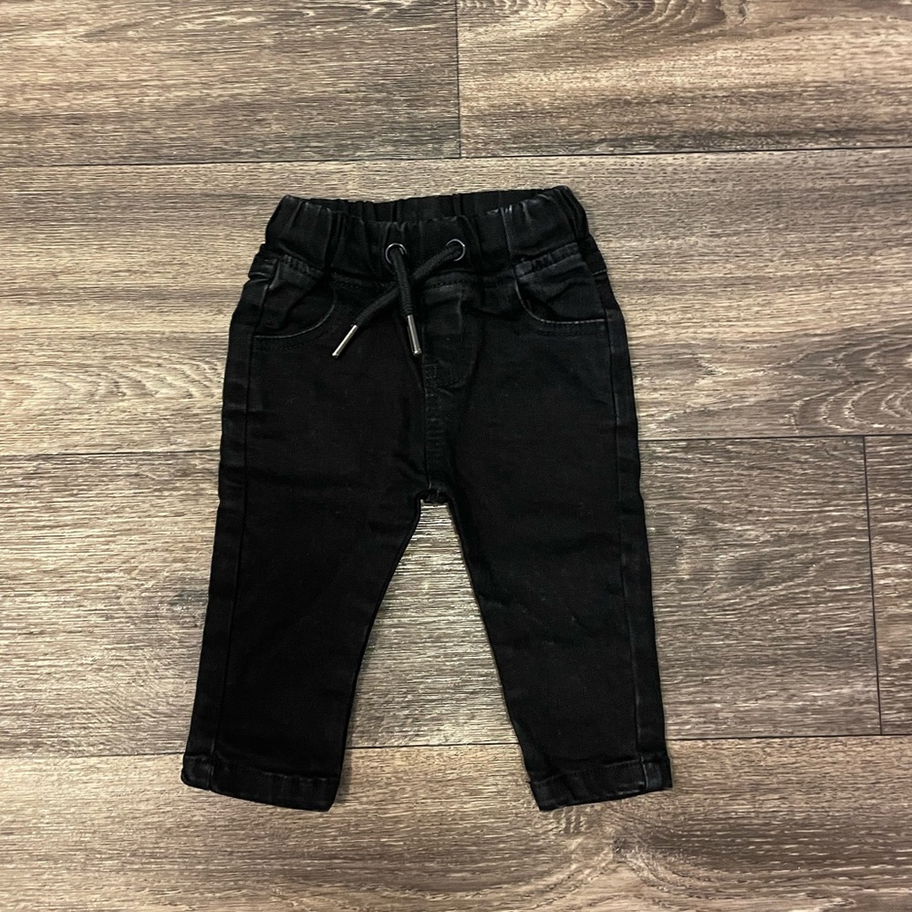 Little Bipsy- Black Denim 0-3 months